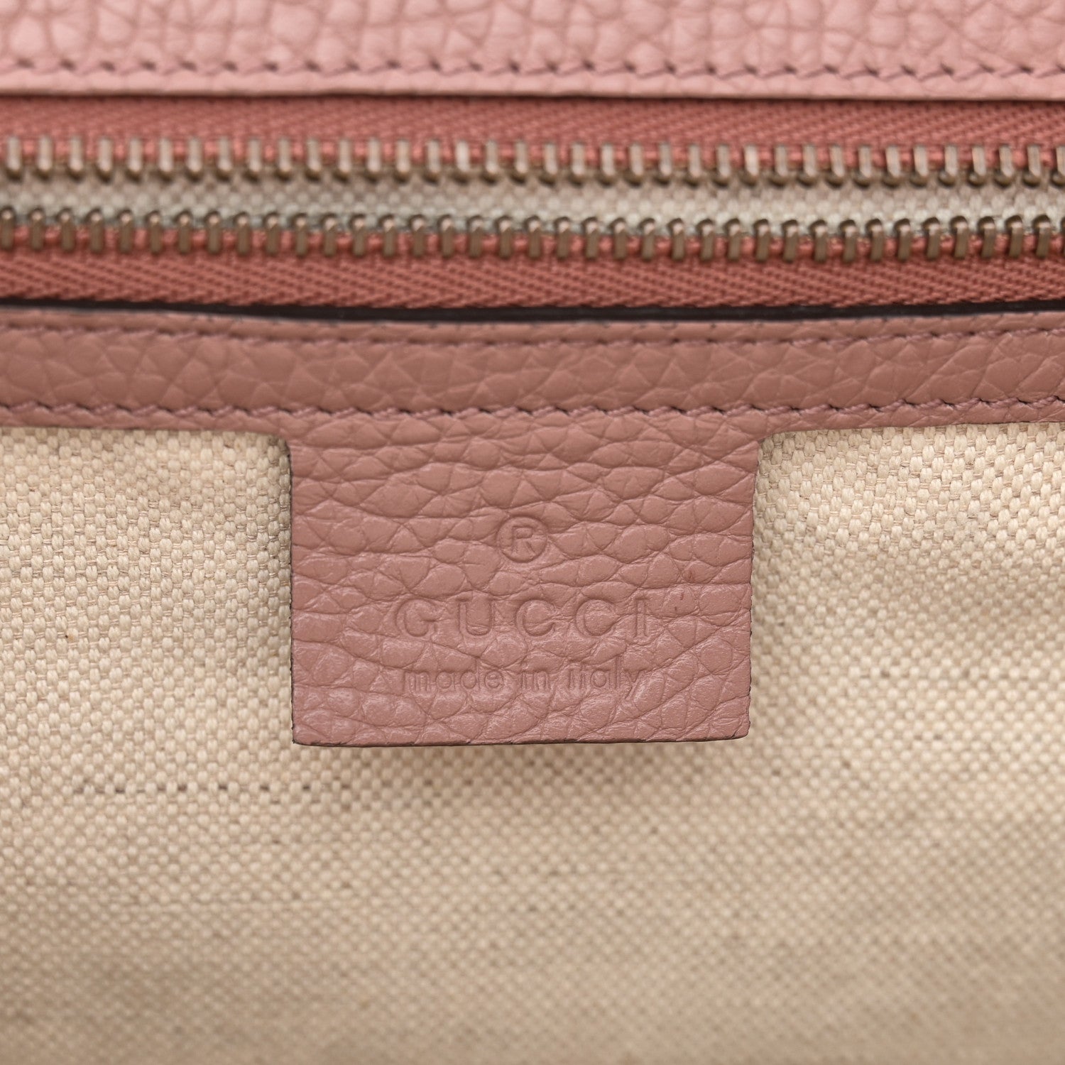 Gucci Calfskin Small GG Marmont Top Handle Bag Rosy Phard 6 of 10