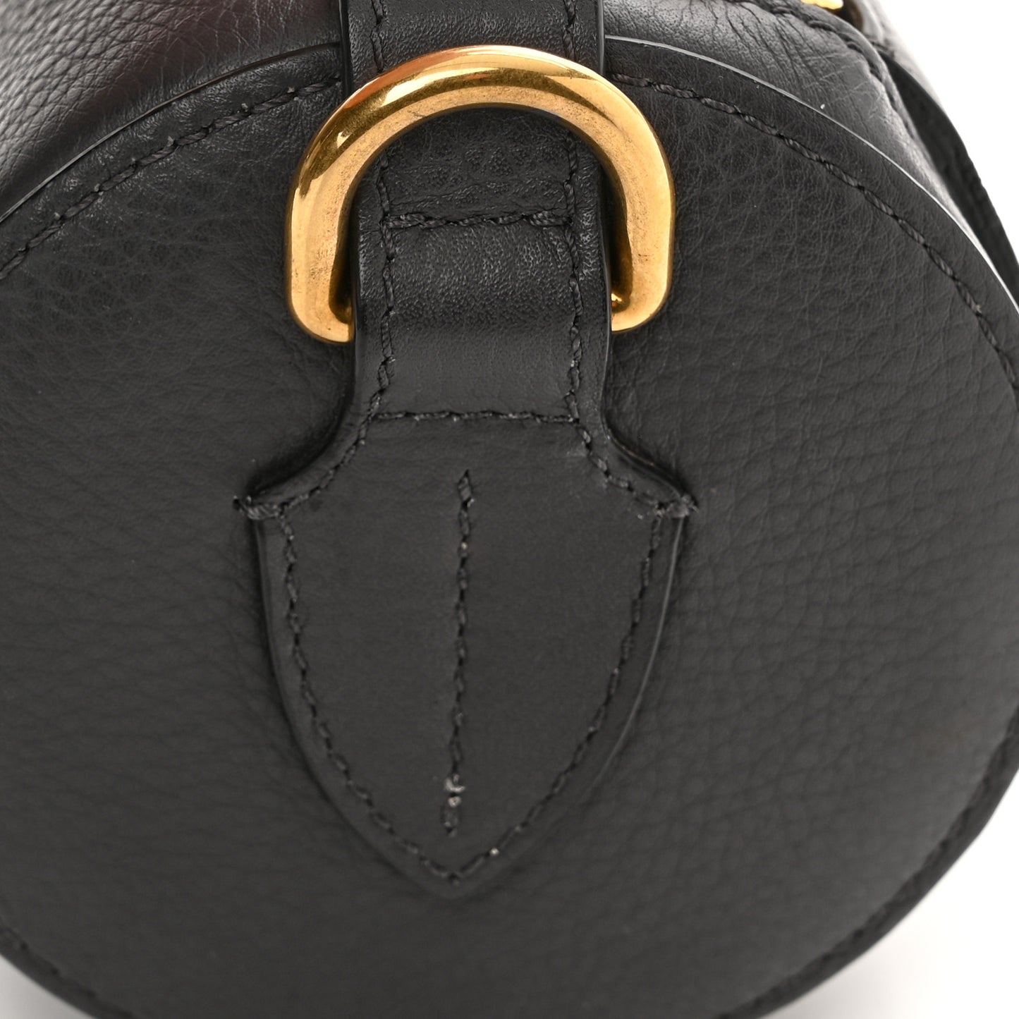 Calfskin The Barrel Bag Charcoal Grey