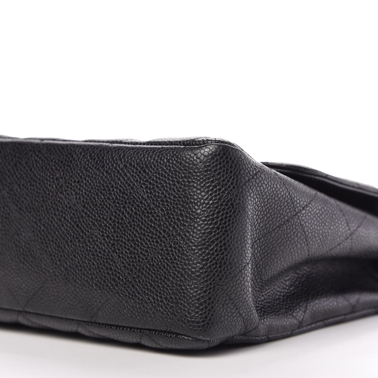 Caviar Quilted Jumbo Single Flap Black