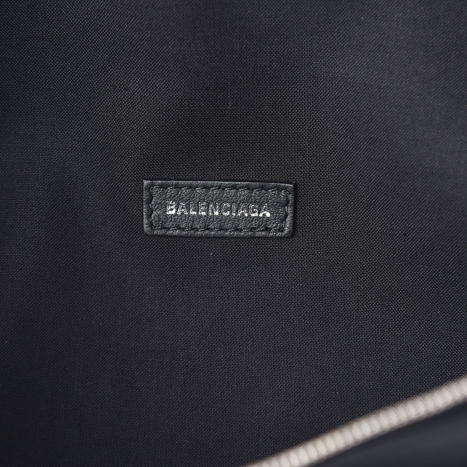 Balenciaga Smooth Calfskin Logo Large Everyday Beltpack Black 5 of 8