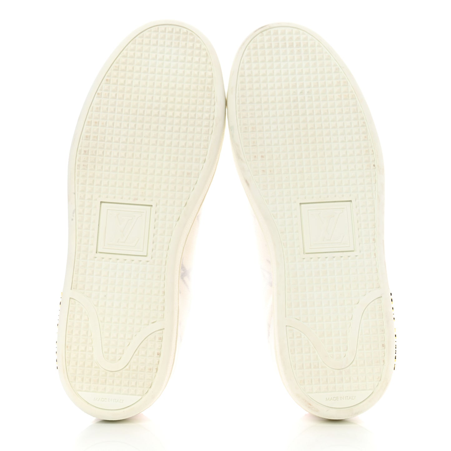 Technical Fabric Calfskin Monogram Frontrow Sneakers 36 Pink