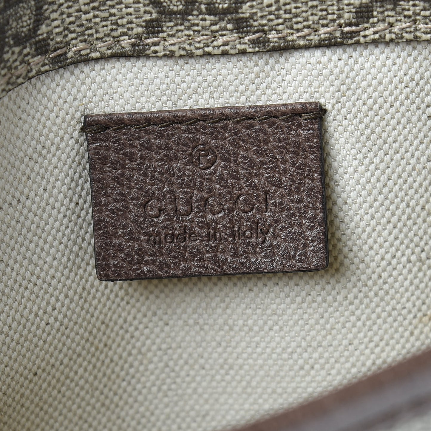 GG Supreme Monogram Neo Vintage Web Belt Bag Brown