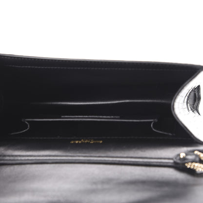 Saint Laurent Alligator Small Pochette Black 4 of 8