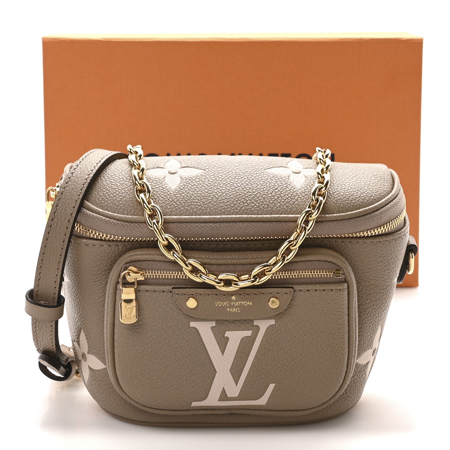 Louis Vuitton Empreinte Mini Bumbag Tourterelle Cream 10 of 10