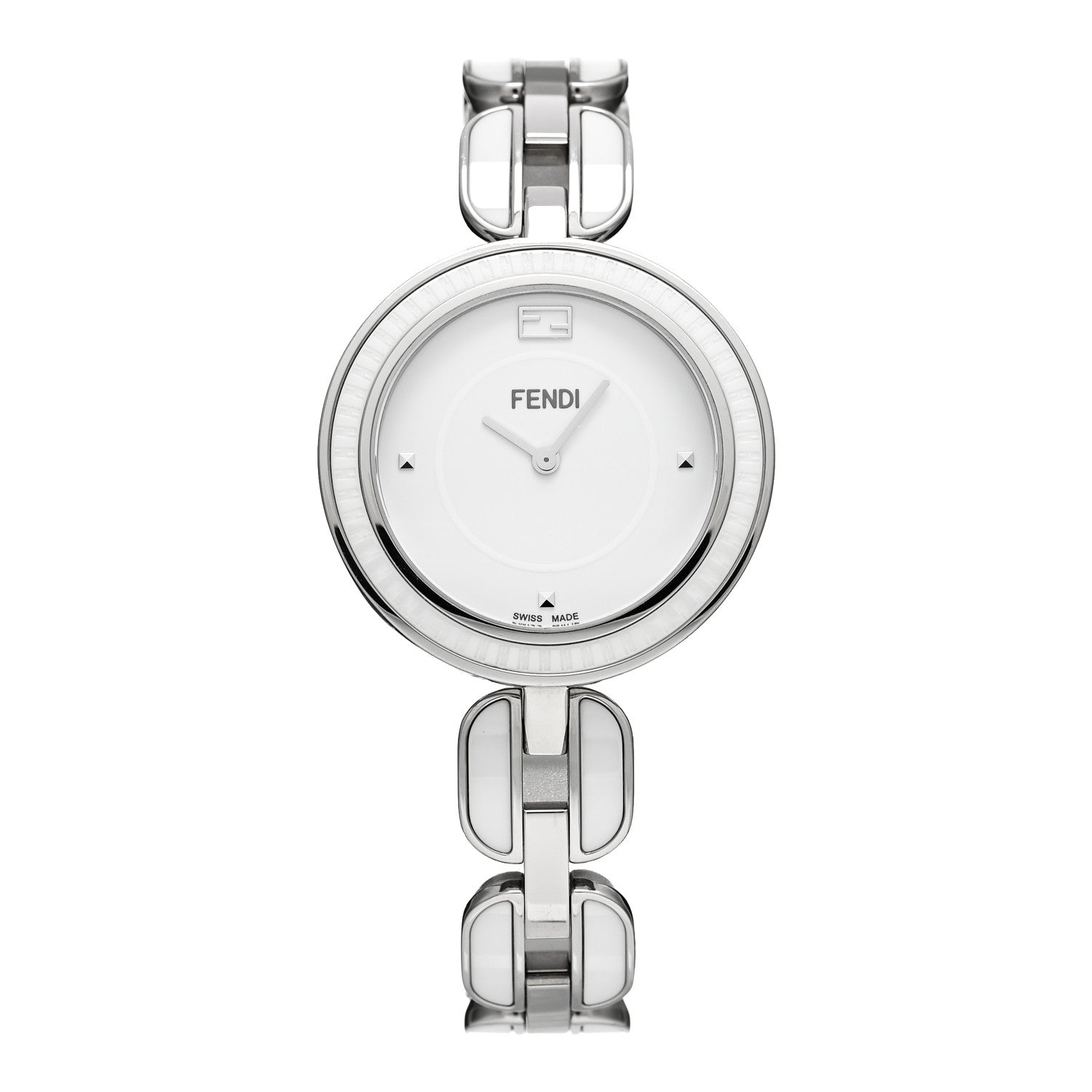 Fendi Stainless Steel 36mm My Way Quartz Watch White 1 of 5