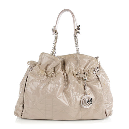 Christian Dior Patent Cannage Medium Le Trente Tote Grey 1 of 10