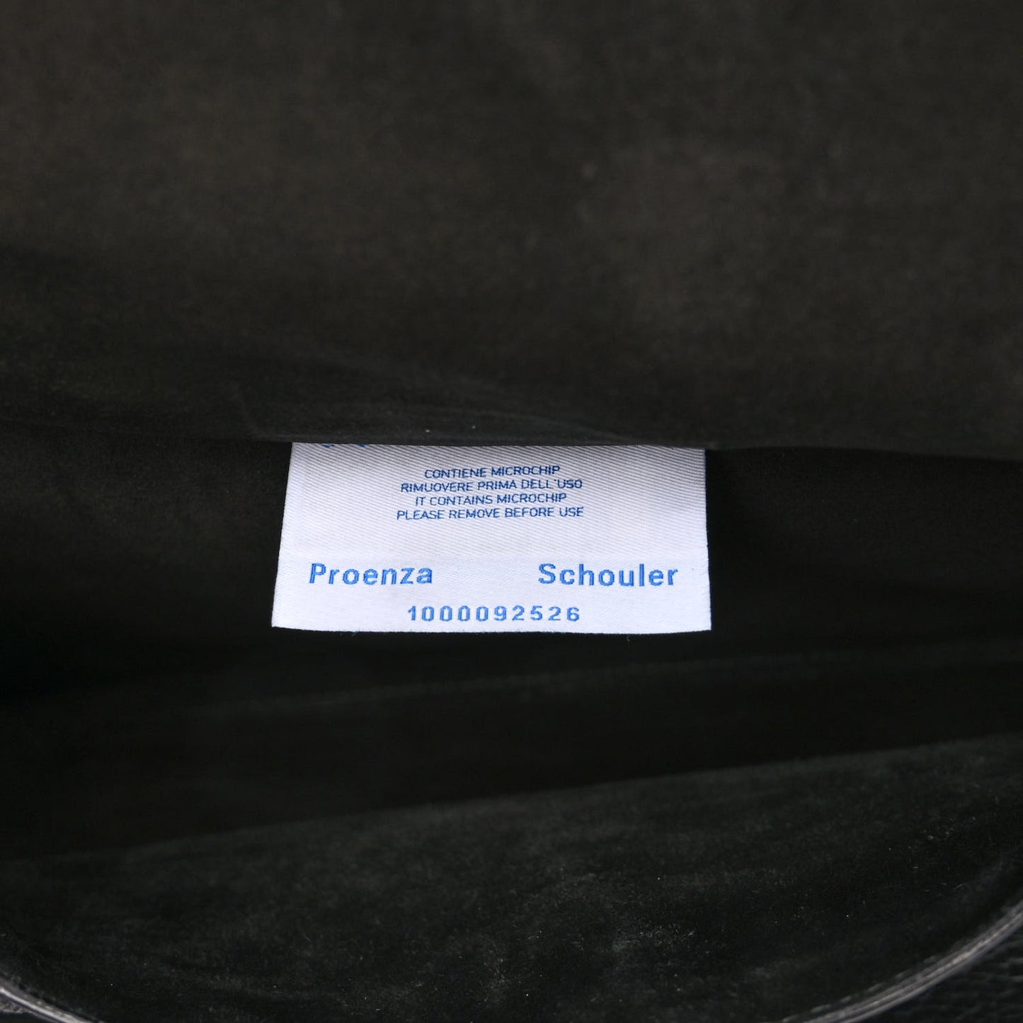 Pebbled Calfskin Double Sided PS Courier Bag Black
