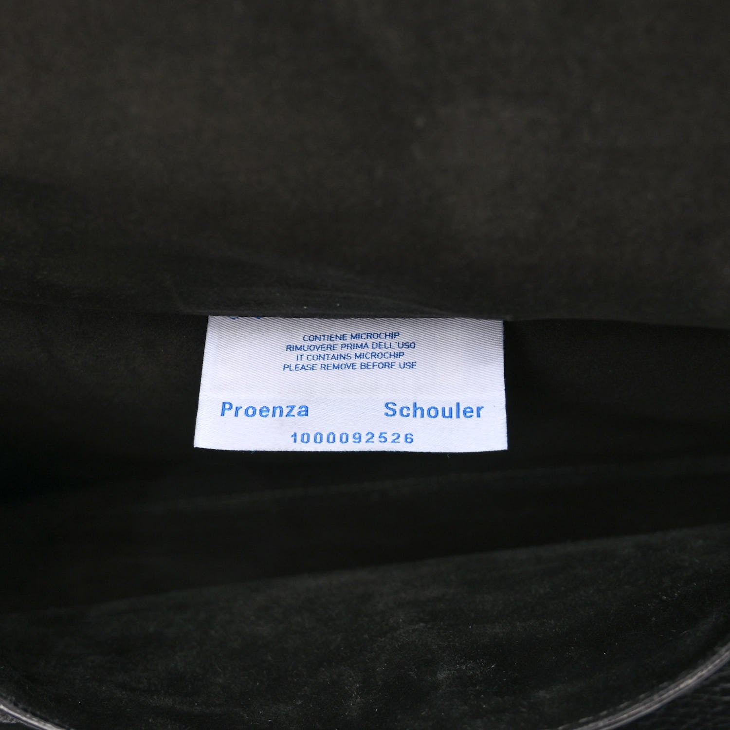 Proenza Schouler Pebbled Calfskin Double Sided PS Courier Bag Black 6 of 12