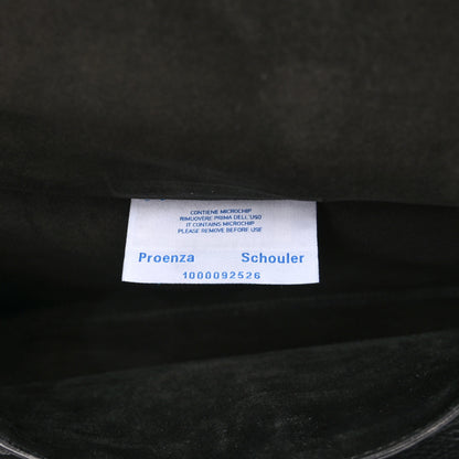 Proenza Schouler Pebbled Calfskin Double Sided PS Courier Bag Black 6 of 12