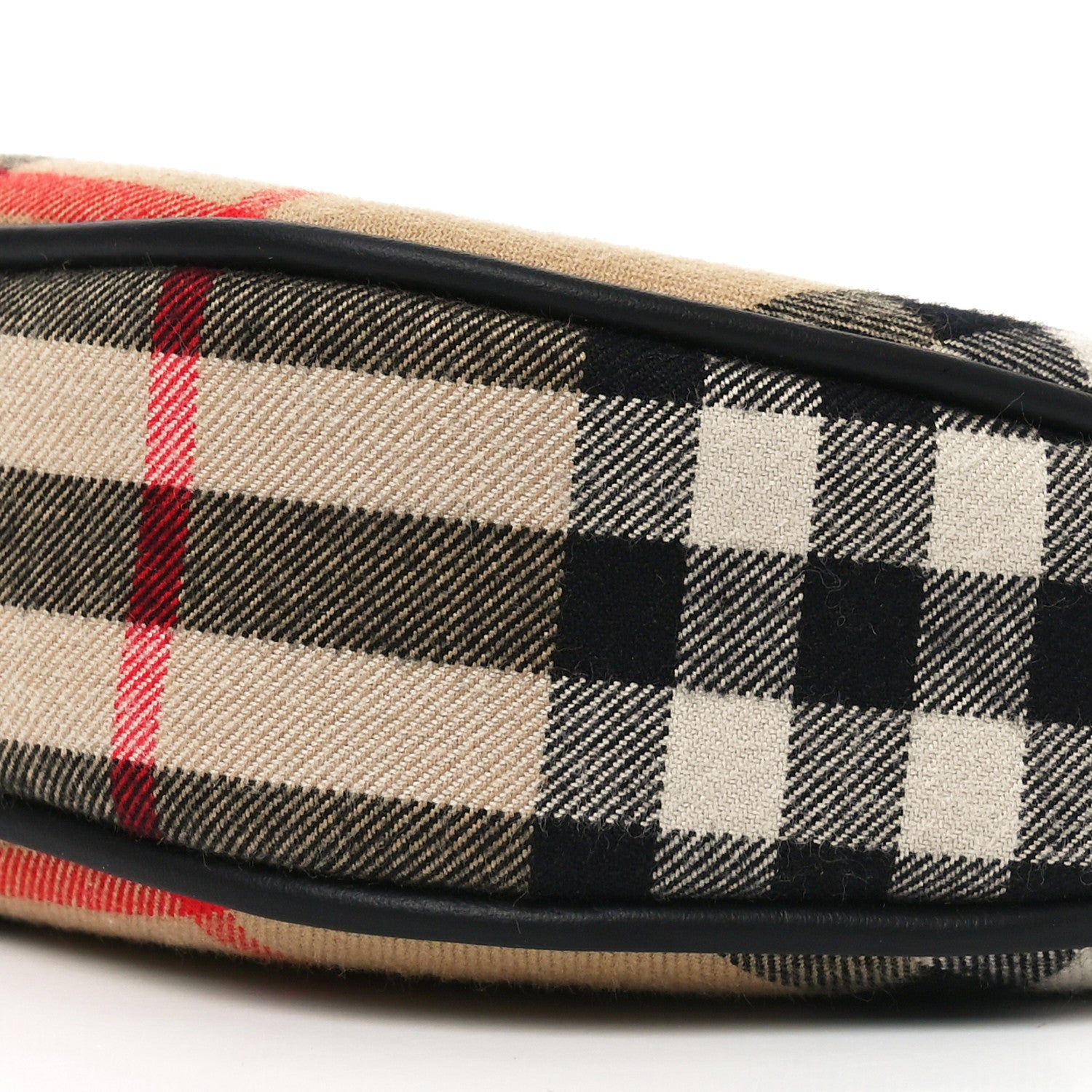Burberry Vintage Check Calfskin Olympia Slim Pouch Archive Beige 9 of 9