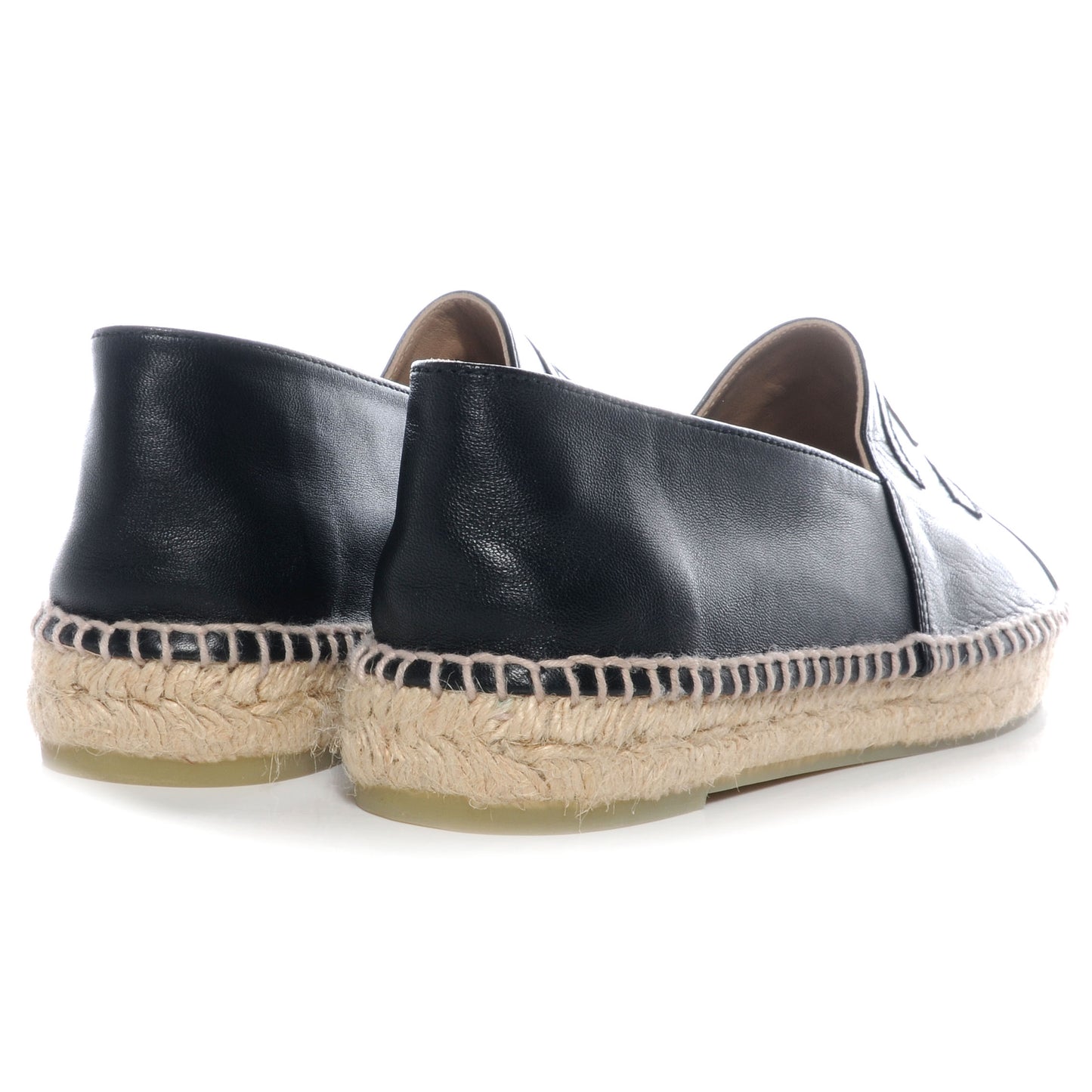 Lambskin Espadrilles Black 40