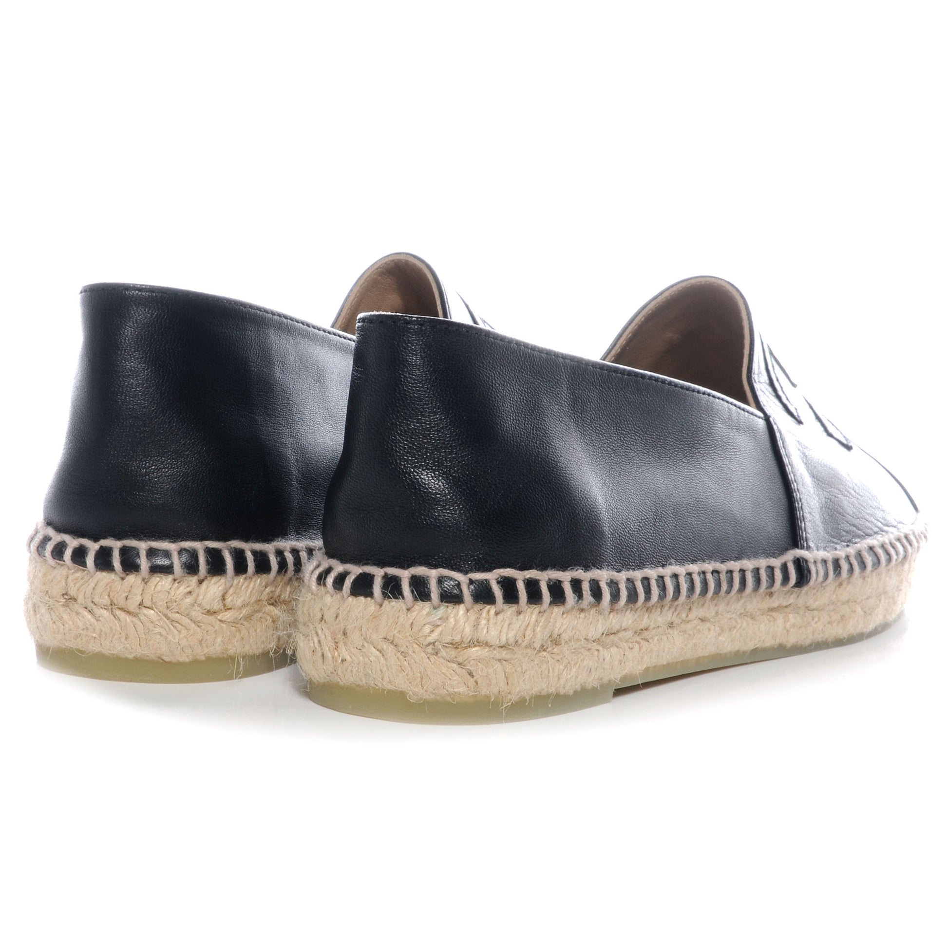 Chanel Lambskin Espadrilles Black 40 3 of 6