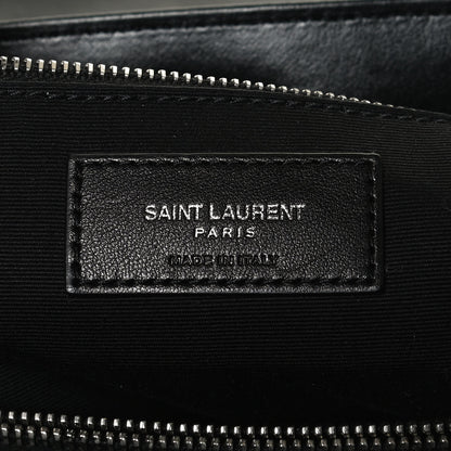 Saint Laurent Calfskin Y Quilted Monogram Medium Loulou Chain Satchel Black 7 of 12