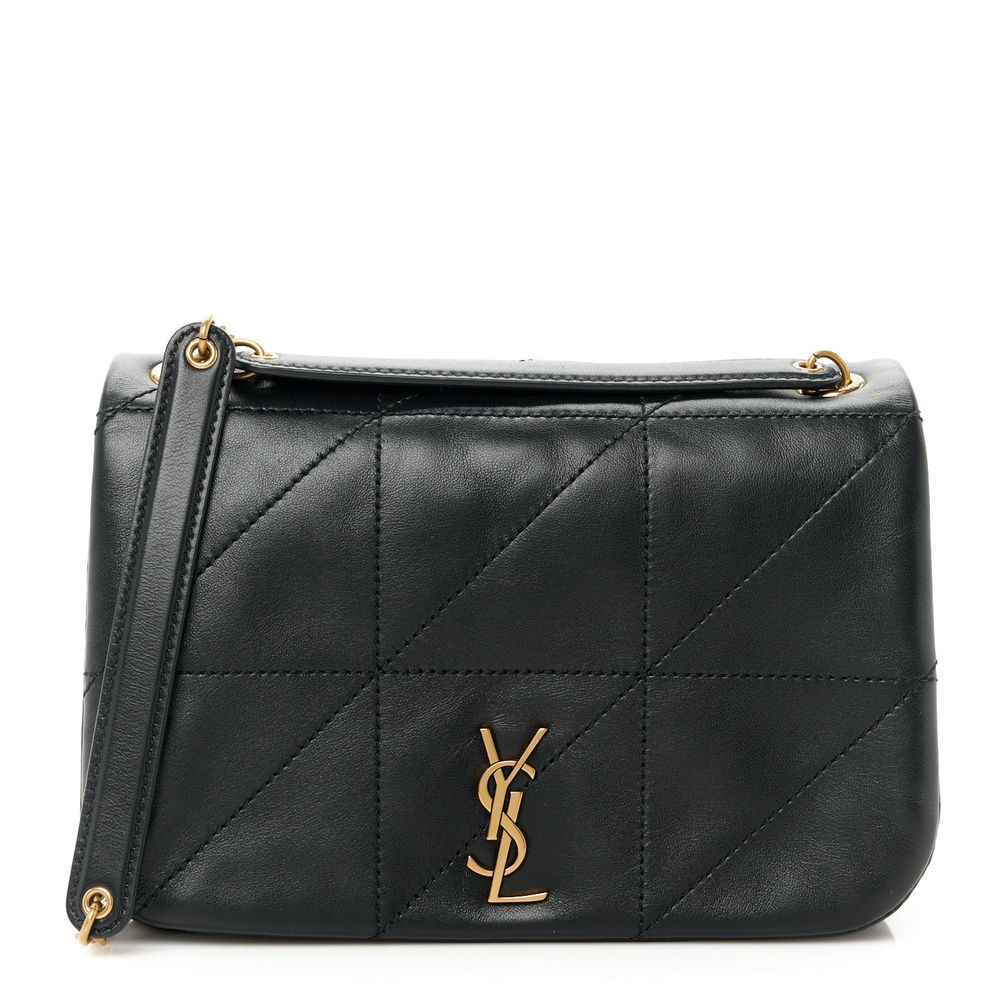 Lambskin Matelasse Monogram Mini Jamie 4.3 Black