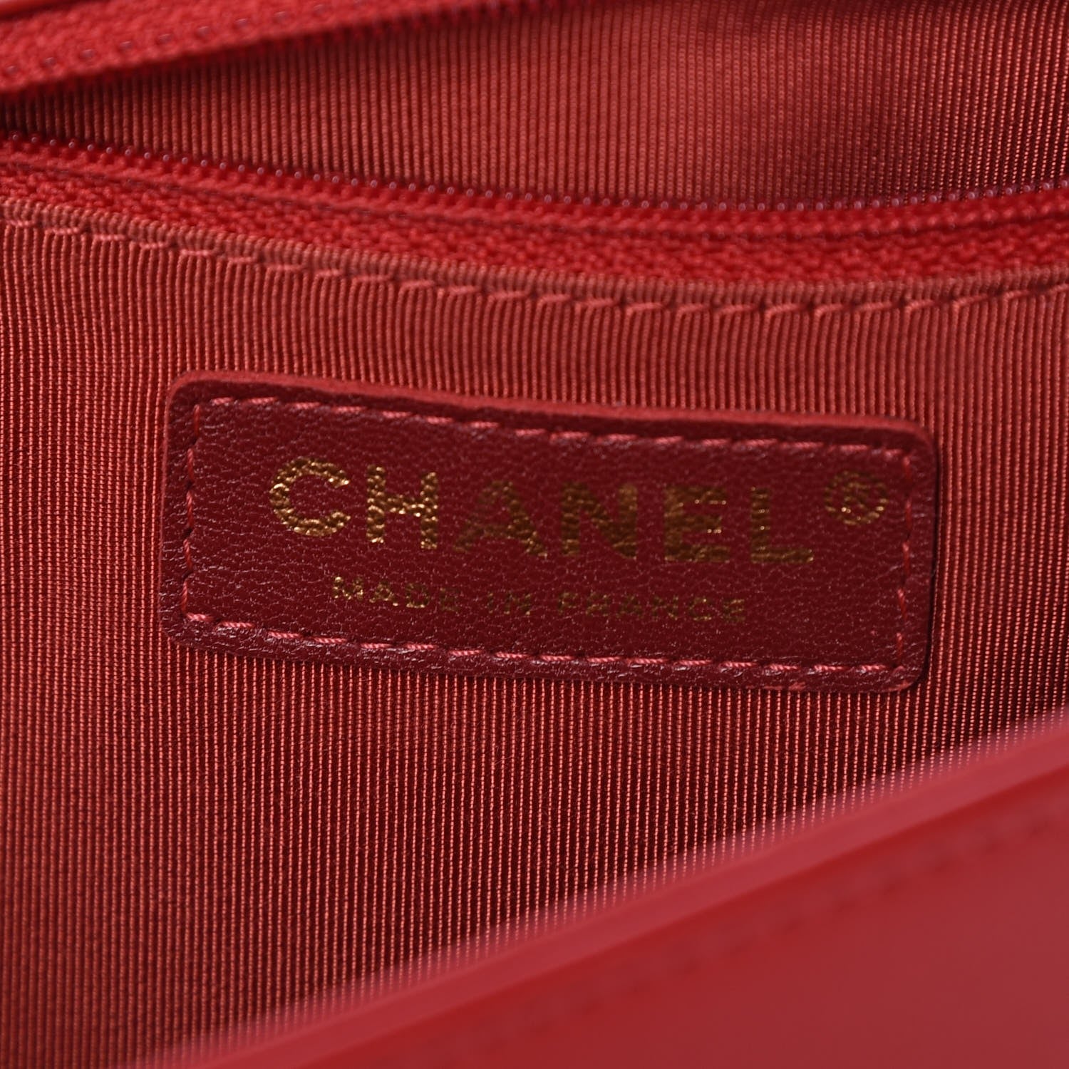Chanel Lambskin Quilted New Medium Boy Flap Red 6 of 9