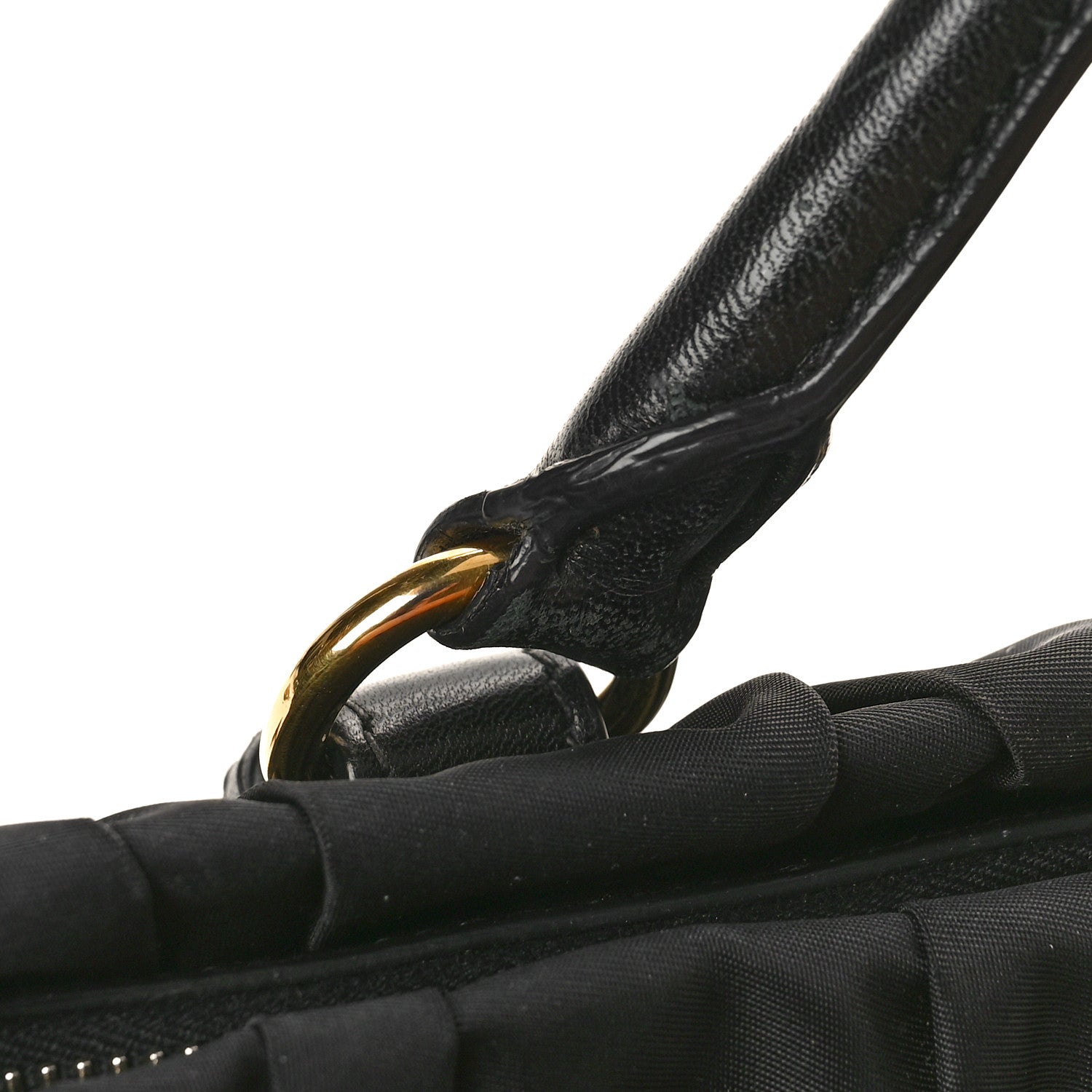 Prada Tessuto Nylon Gaufre Shopping Satchel Black 10 of 12