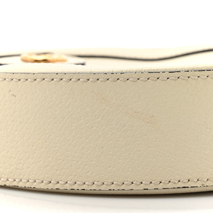 Gucci Textured Calfskin Web Mini Ophidia Round Shoulder Bag Mystic White 10 of 18