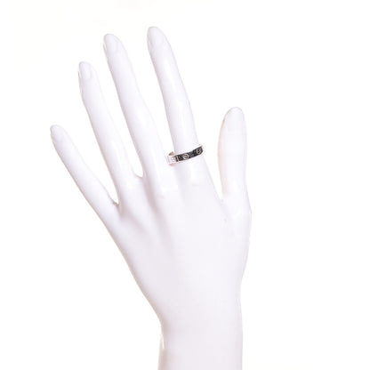 Cartier 18K White Gold 4mm LOVE Wedding Band Ring 57 8 2 of 5
