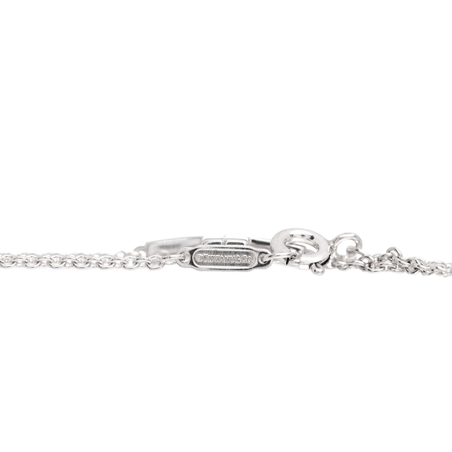 Sterling Silver T Two Single Chain Bracelet