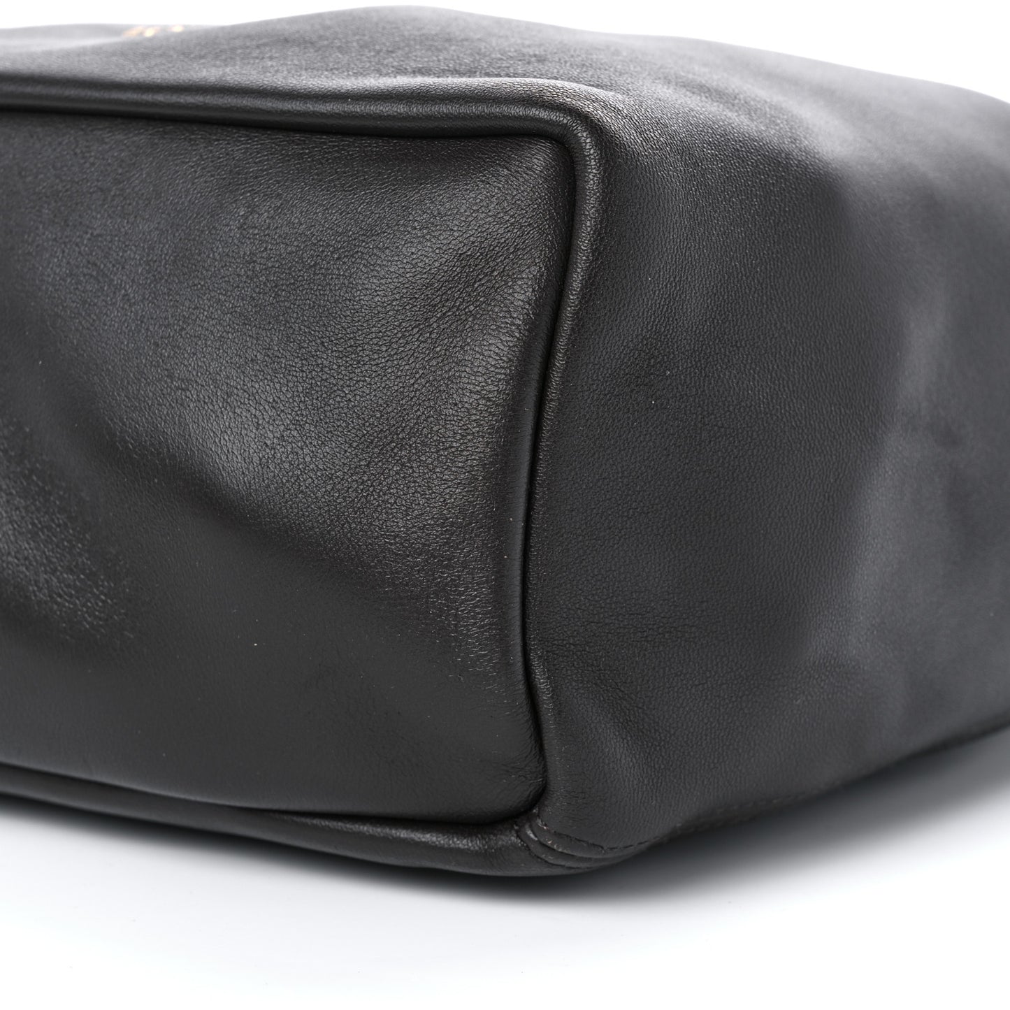 Nappa Small Squeeze Bag Dark Brown