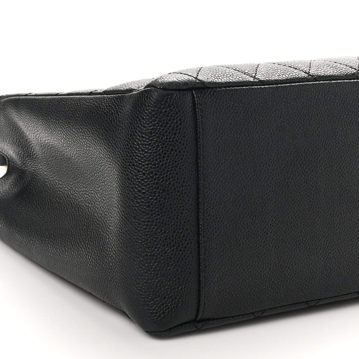 Caviar Quilted Grand Shopping Tote GST Black