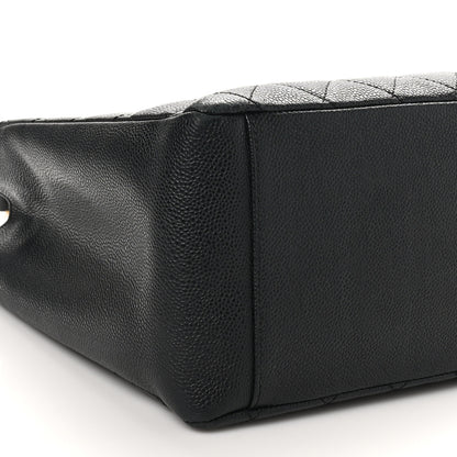 Chanel Caviar Quilted Grand Shopping Tote GST Black 9 of 12