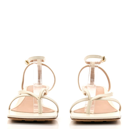 Bottega Veneta Lambskin Stretch Multi Strap 35mm Sandals 37.5 White 3 of 17