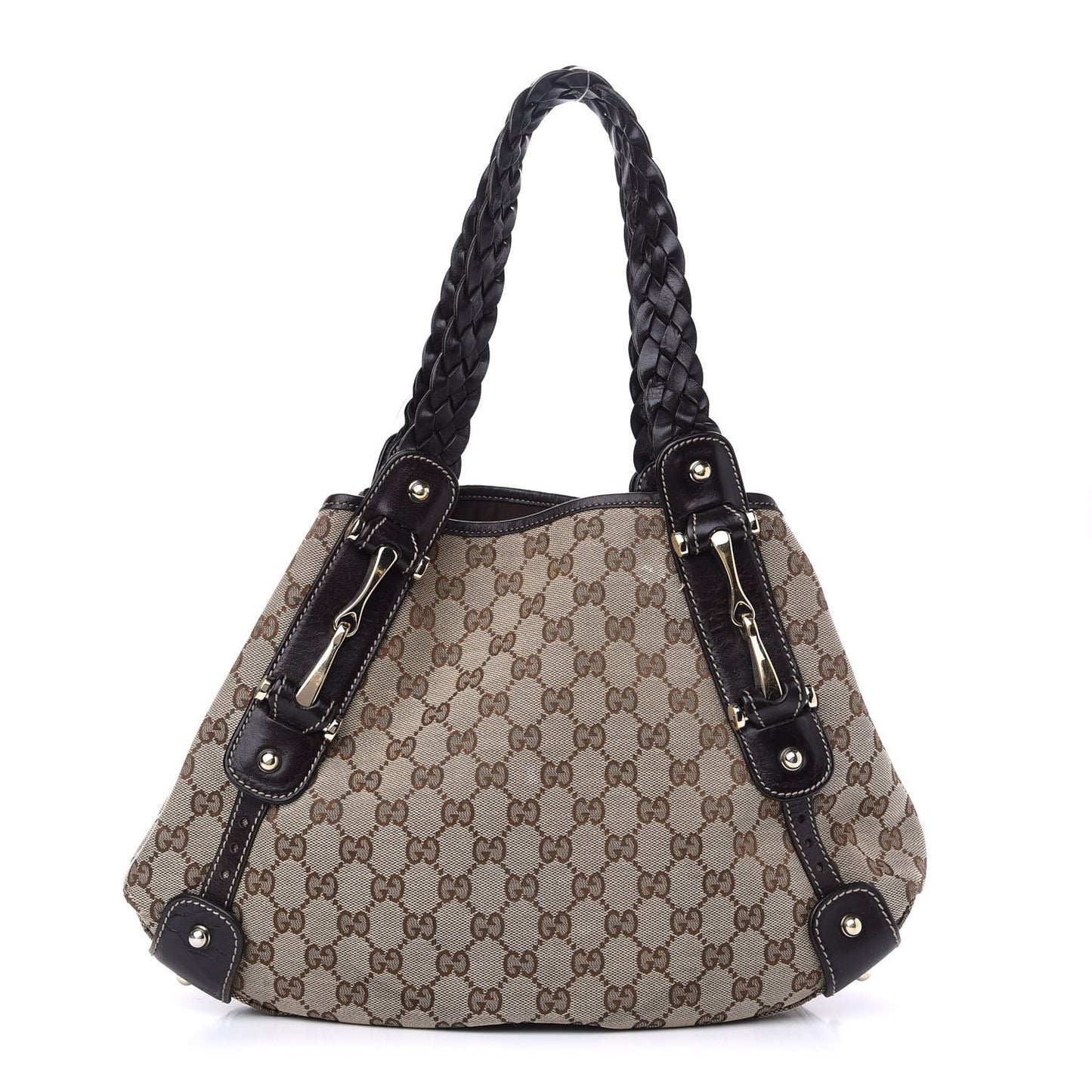 Monogram Small Pelham Shoulder Bag Dark Brown