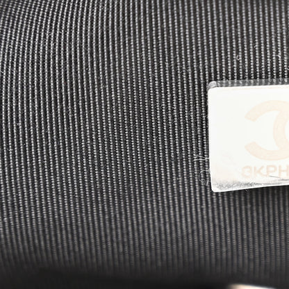 Chanel Glossy Calfskin Quilted Medium Chanel 19 Flap White Black 7 of 11