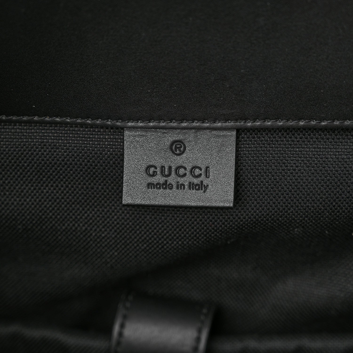 Gucci Soft GG Supreme Monogram Calfskin Web Double Buckle Backpack Black 6 of 11