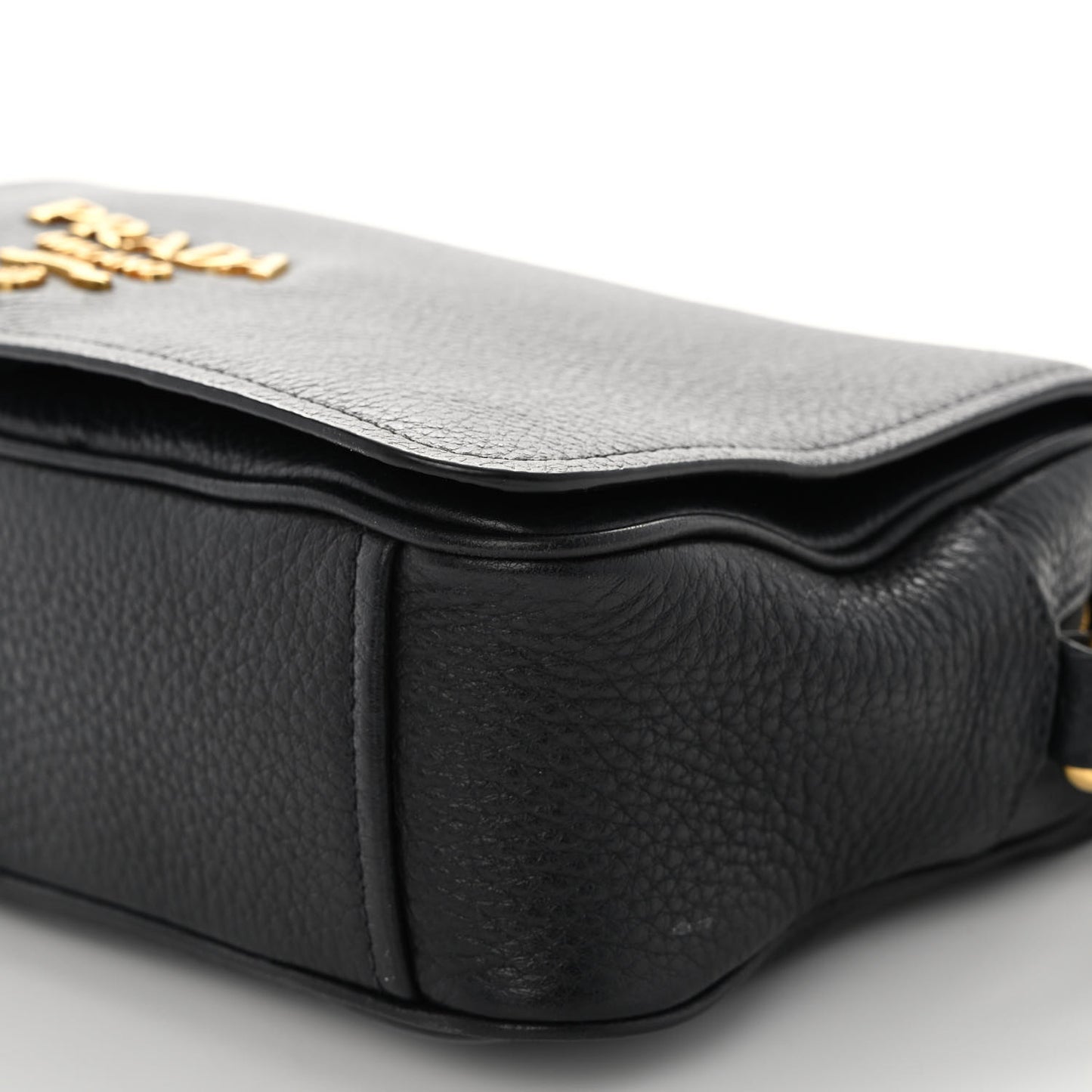 Vitello Phenix Crossbody Bag Black