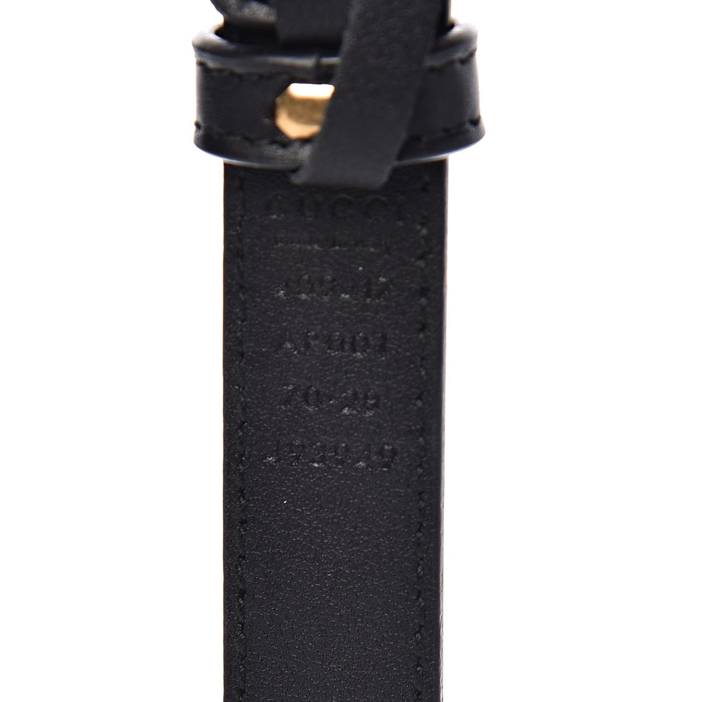 Calfskin Double G 20mm Belt 70 28 Black