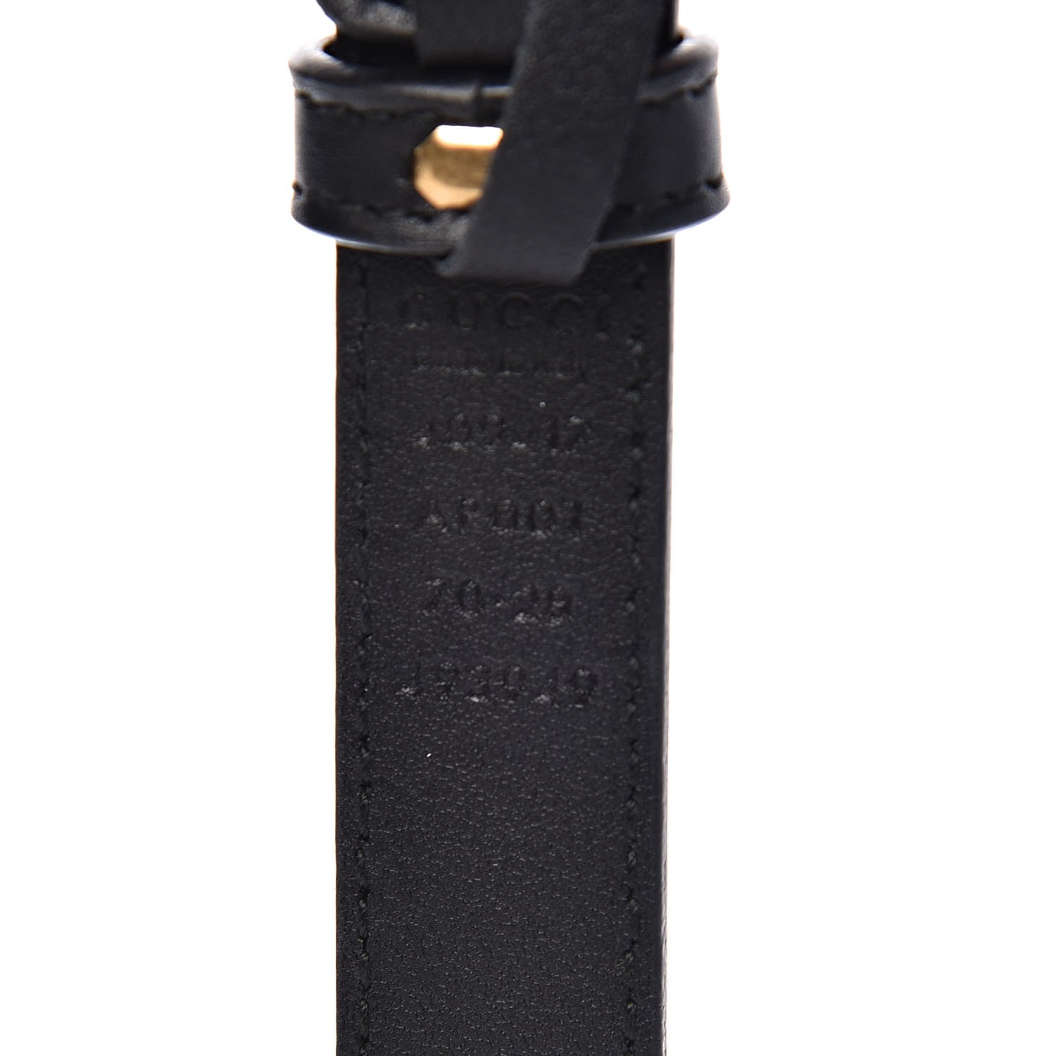 Gucci Calfskin Double G 20mm Belt 70 28 Black 4 of 6