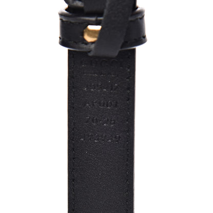 Gucci Calfskin Double G 20mm Belt 70 28 Black 4 of 6