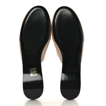 Givenchy Lambskin Bedford Logo Mule Slides 40 Beige 5 of 7