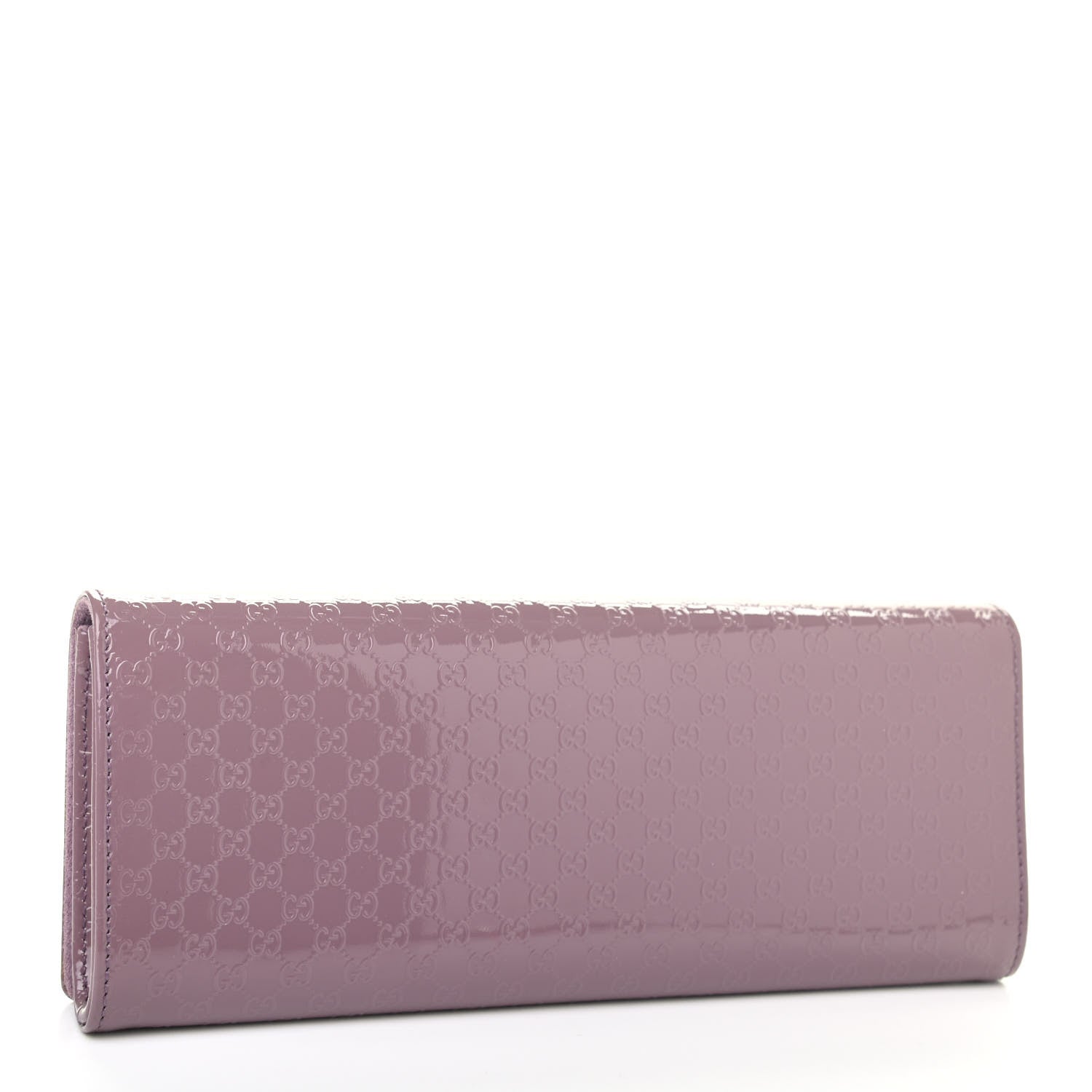Gucci Patent Microguccissima Small Broadway Clutch Argyle Lavender 2 of 4