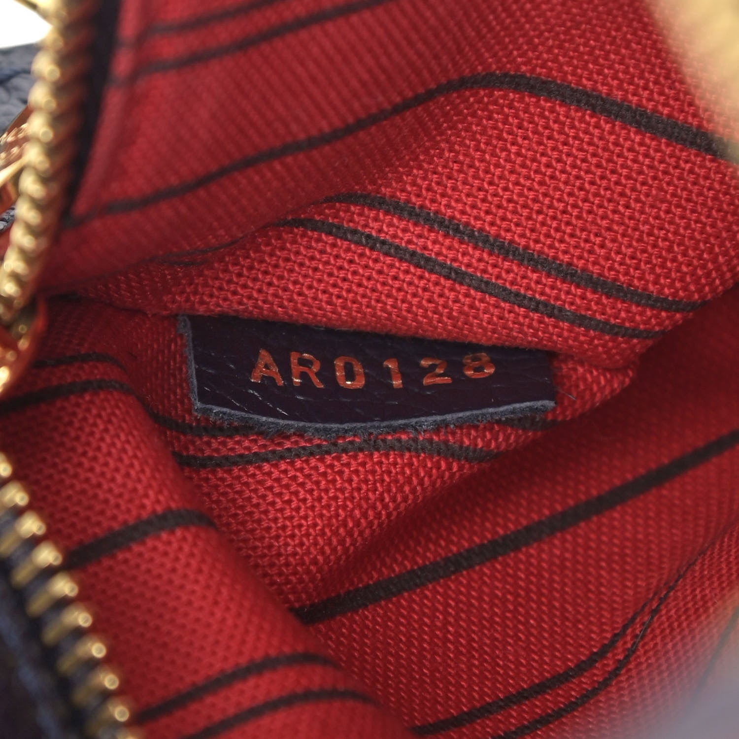 Louis Vuitton Empreinte Pochette Metis Marine Rouge 7 of 10