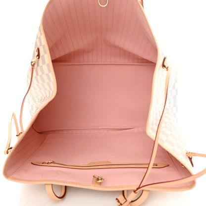 Louis Vuitton Damier Azur Neo Neverfull GM Rose Ballerine 6 of 12