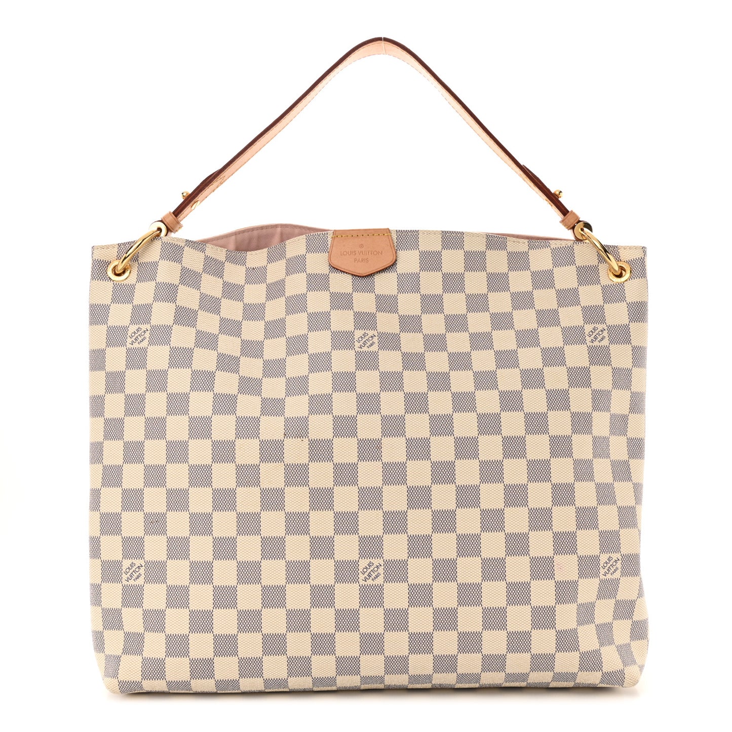 Damier Azur Graceful MM Rose Ballerine