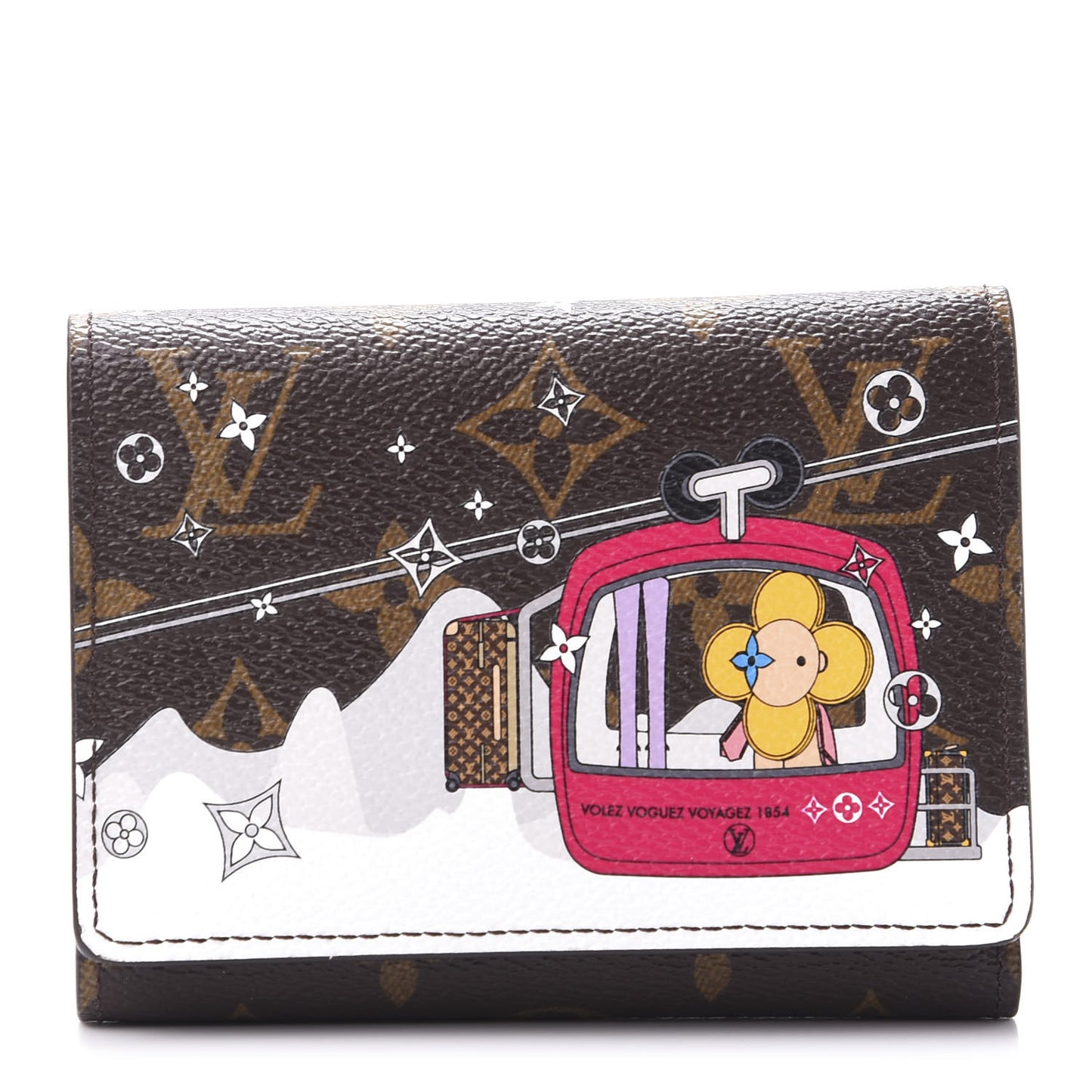 Monogram 2019 Christmas Animation Victorine Wallet Fuchsia
