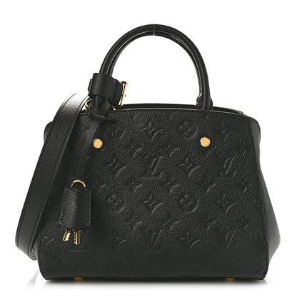 Louis Vuitton Empreinte Montaigne BB Black 1 of 9