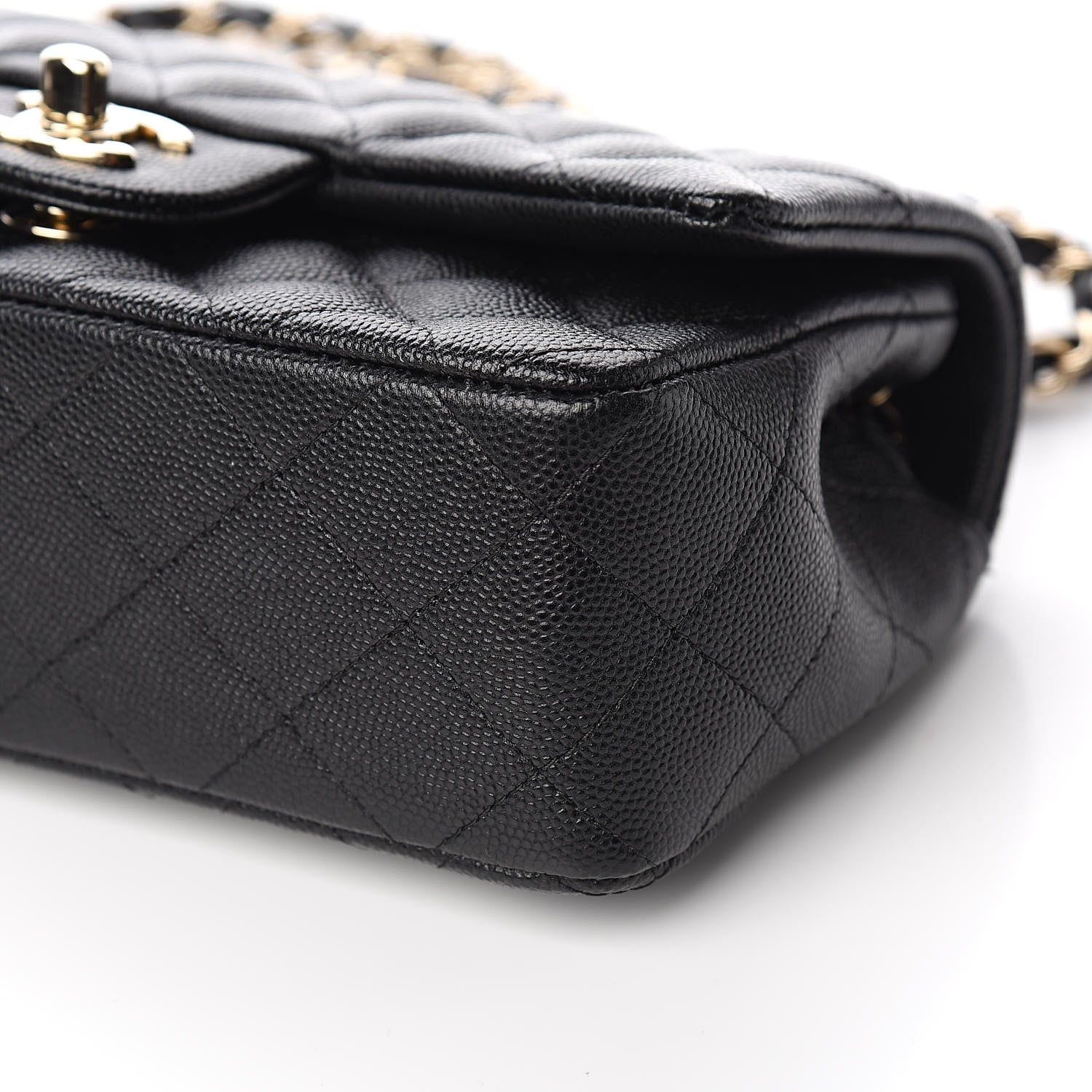 Chanel Caviar Quilted Mini Rectangular Flap Black 9 of 11