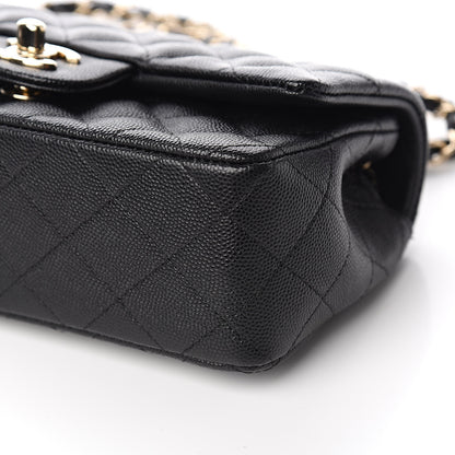 Chanel Caviar Quilted Mini Rectangular Flap Black 9 of 11
