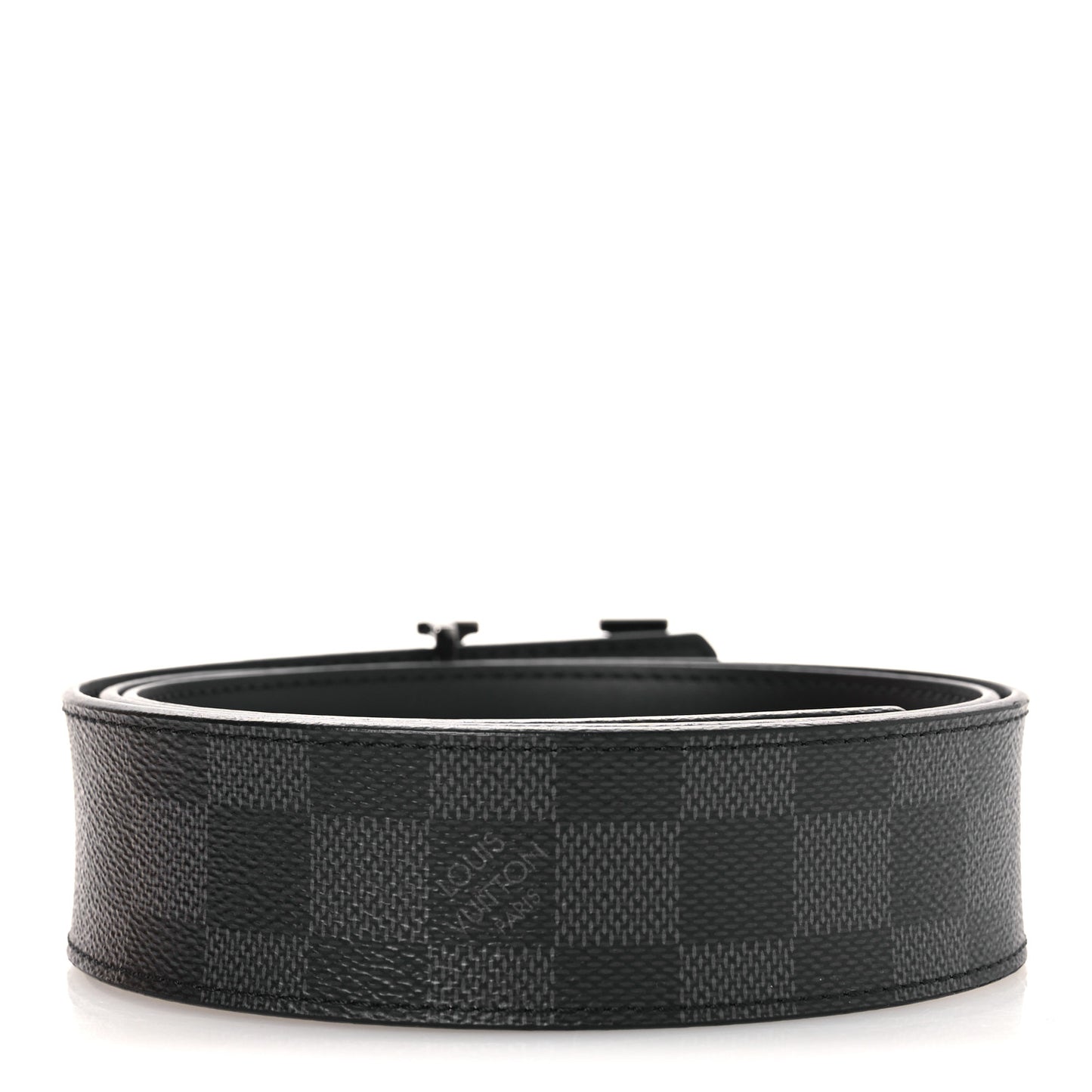 Damier Graphite 40mm LV Initiales Belt 95 38
