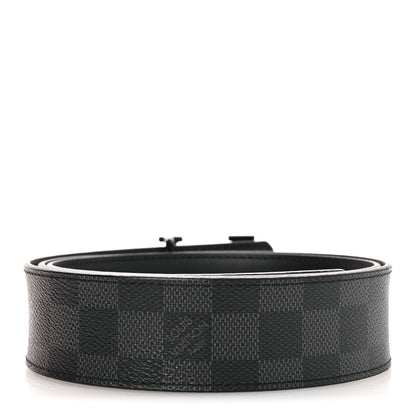 Louis Vuitton Damier Graphite 40mm LV Initiales Belt 95 38 2 of 6