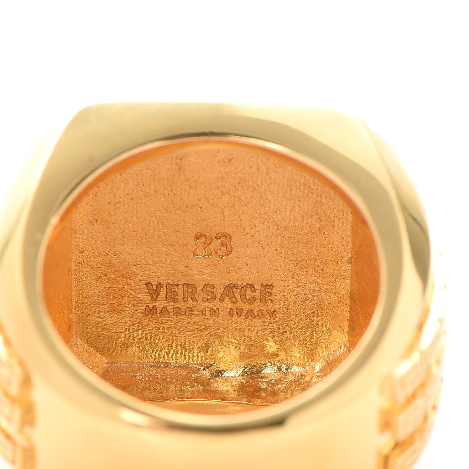Versace Gold Medusa Ring 4 of 5