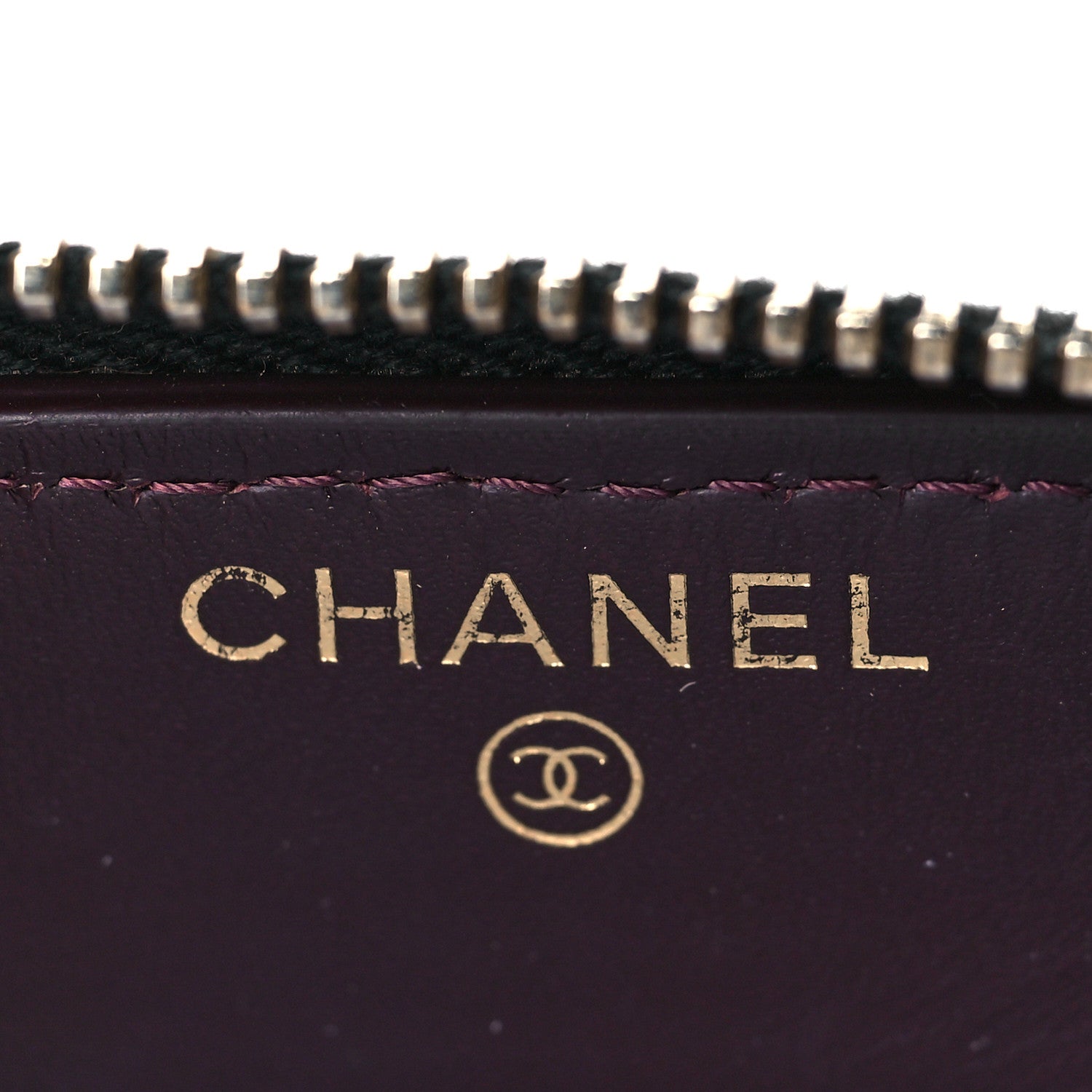 Chanel Caviar Quilted Large Gusset Zip Around Wallet Black 6 of 11