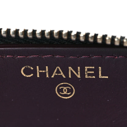 Chanel Caviar Quilted Large Gusset Zip Around Wallet Black 6 of 11