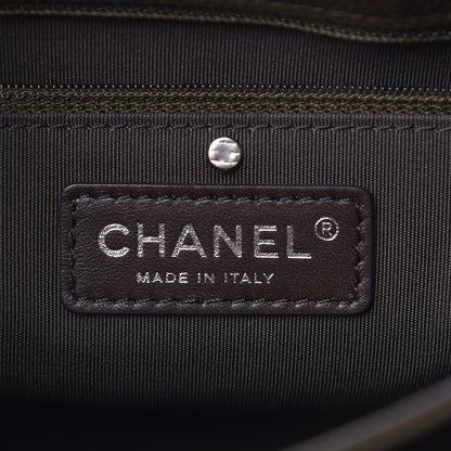 Chanel Caviar Quilted Medium Rock In Rome Single Flap Khaki 6 of 12