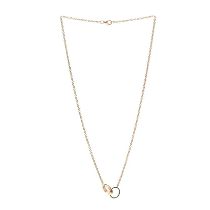 Cartier 18K Yellow Gold Interlocking LOVE Necklace 3 of 8